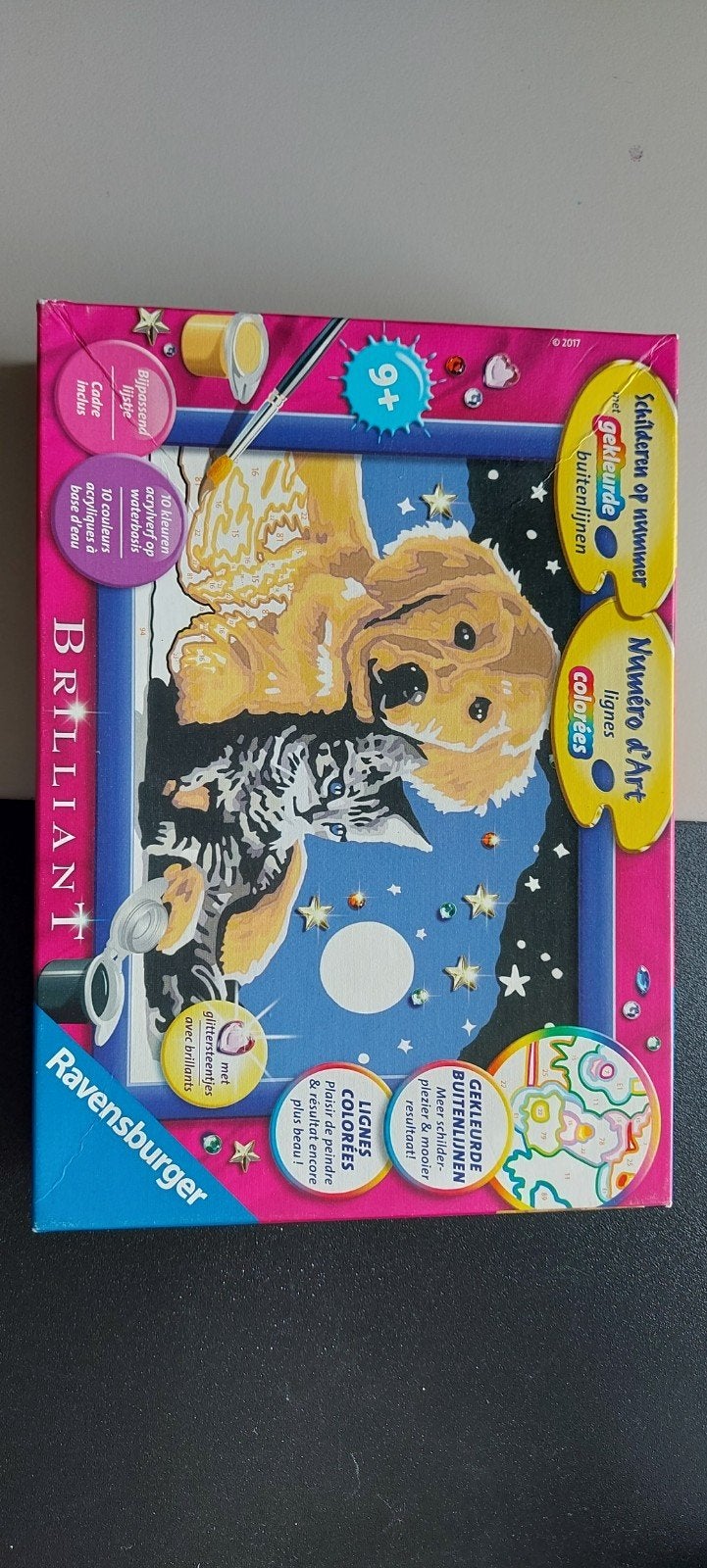 Schilderen op nummer: Hond en Kat (Ravensburger), Ophalen of Verzenden, Nieuw, Schilderen op nummer