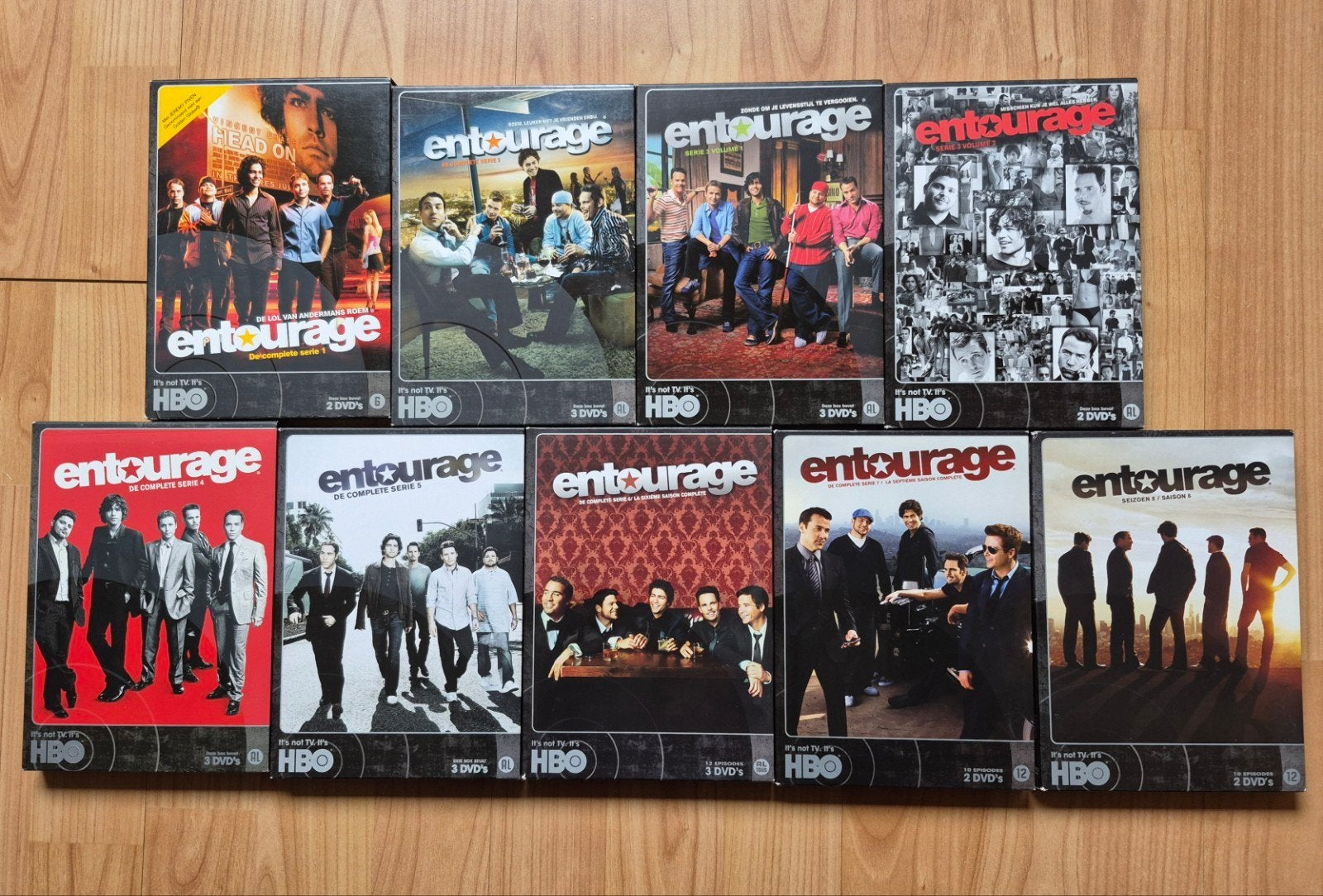 Entourage Complete Serie DVD Boxset  // alle 8 seizoenen, Vanaf 16 jaar, Ophalen of Verzenden, Gebruikt, Komedie