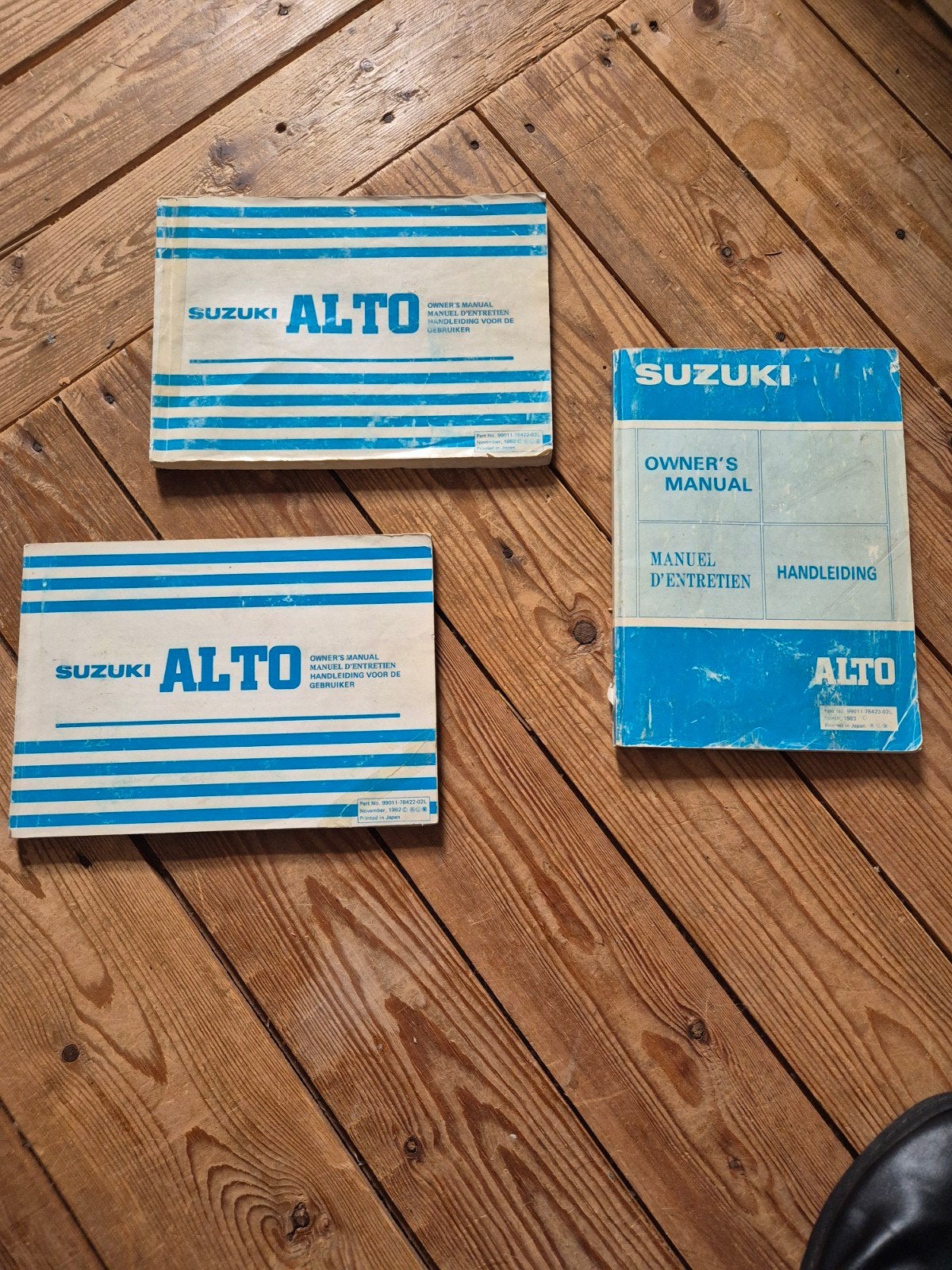 instructie boekjes Suzuki Alto 1, Ophalen of Verzenden