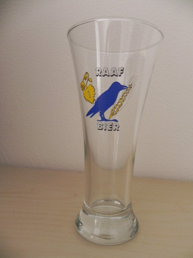 Raaf Bier bierglas, Ophalen, Zo goed als nieuw, Bierglas