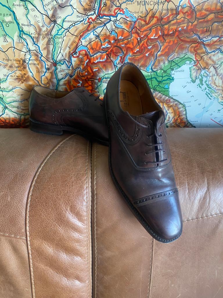 Prachtige van Bommel Brogues met veter maat 8.5 H, Kleding | Heren, Schoenen, Bruin, Ophalen of Verzenden, Zo goed als nieuw, Veterschoenen