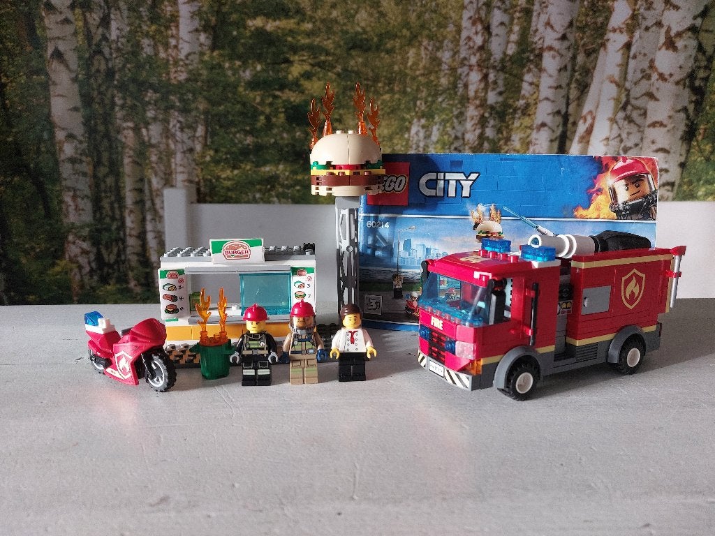 Lego Brandweer Burgertent 60214, City, Lego, Ophalen of Verzenden, Complete set