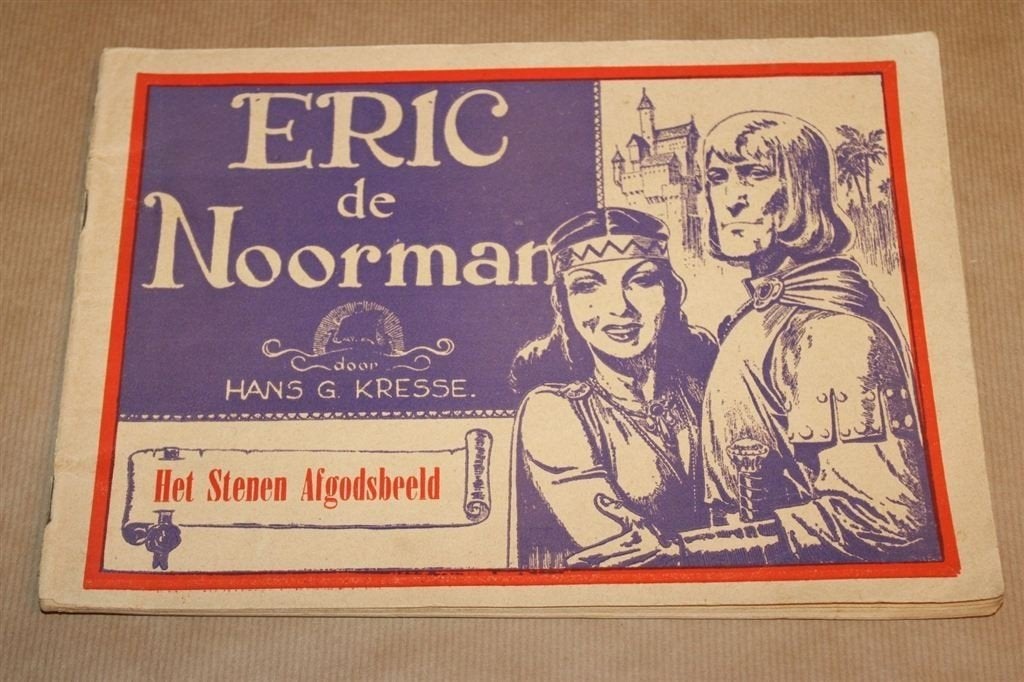 Eric de Noorman - Het Stenen Afgodsbeeld - 1950, Boeken, Eén stripboek, Ophalen of Verzenden, Gelezen