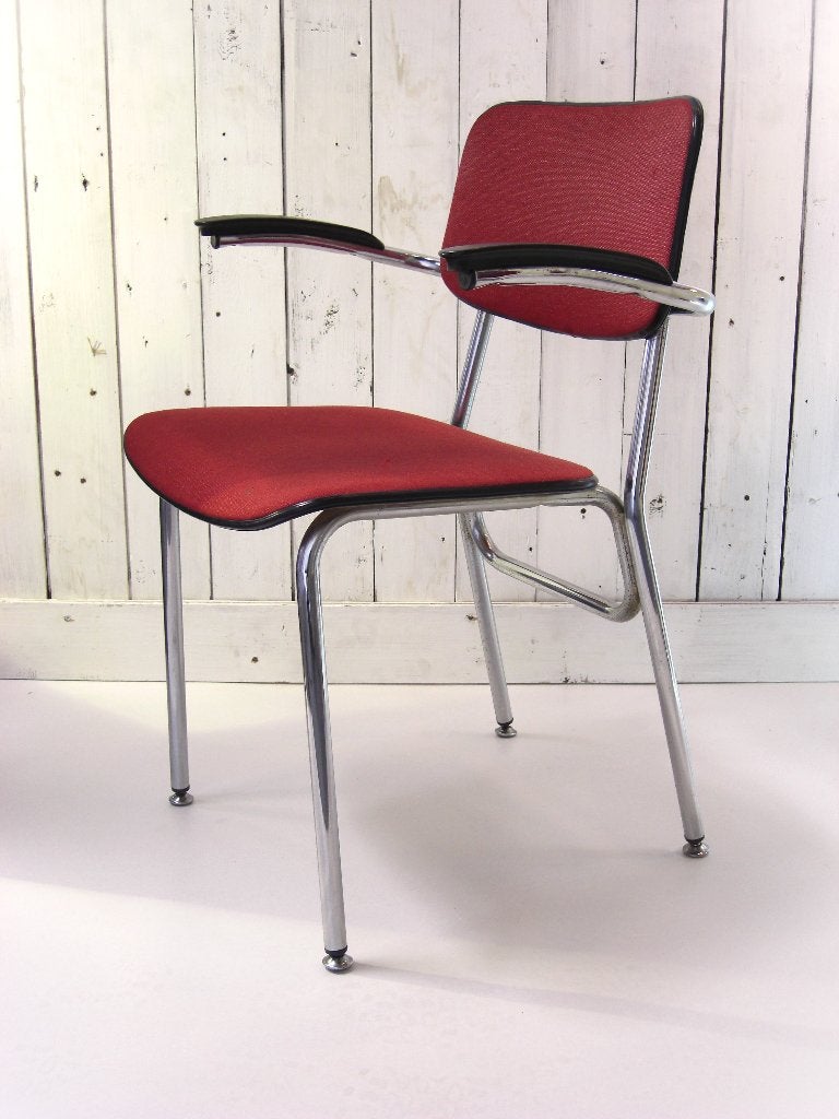 vintage, retro Design stoel, Huis en Inrichting, Stoelen, Ophalen, Gebruikt, Stof, Gispen