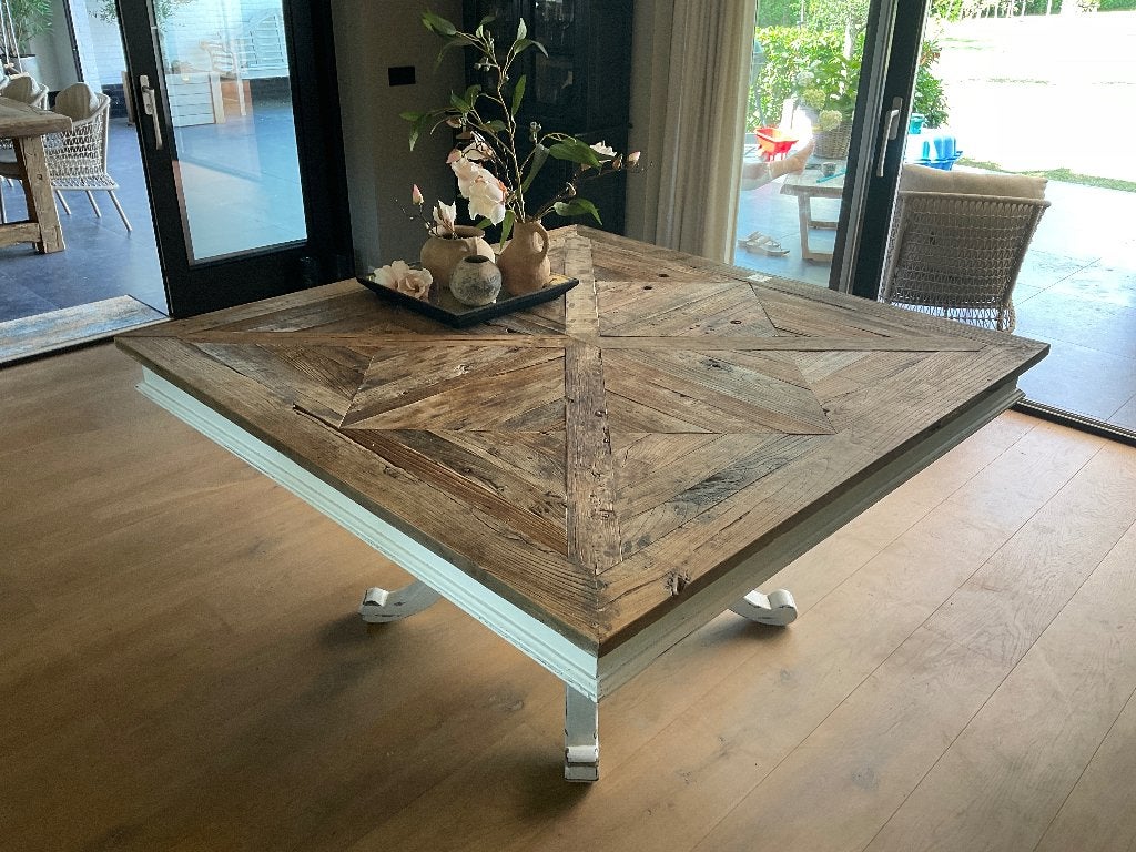 Riviera maison tafel, Ophalen, Gebruikt, Vierkant, Landelijk