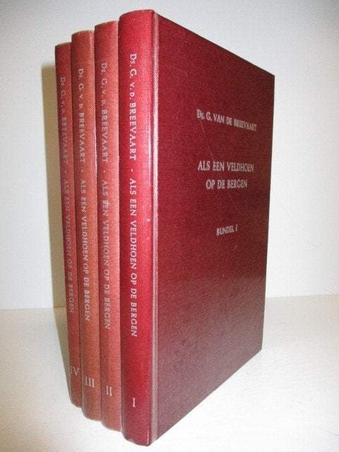 Ds. G.v/d Breevaart: Als een veldhoen op de bergen (4 delen), Gelezen, Ds. G. van de Breevaart, Christendom | Protestants, Ophalen of Verzenden