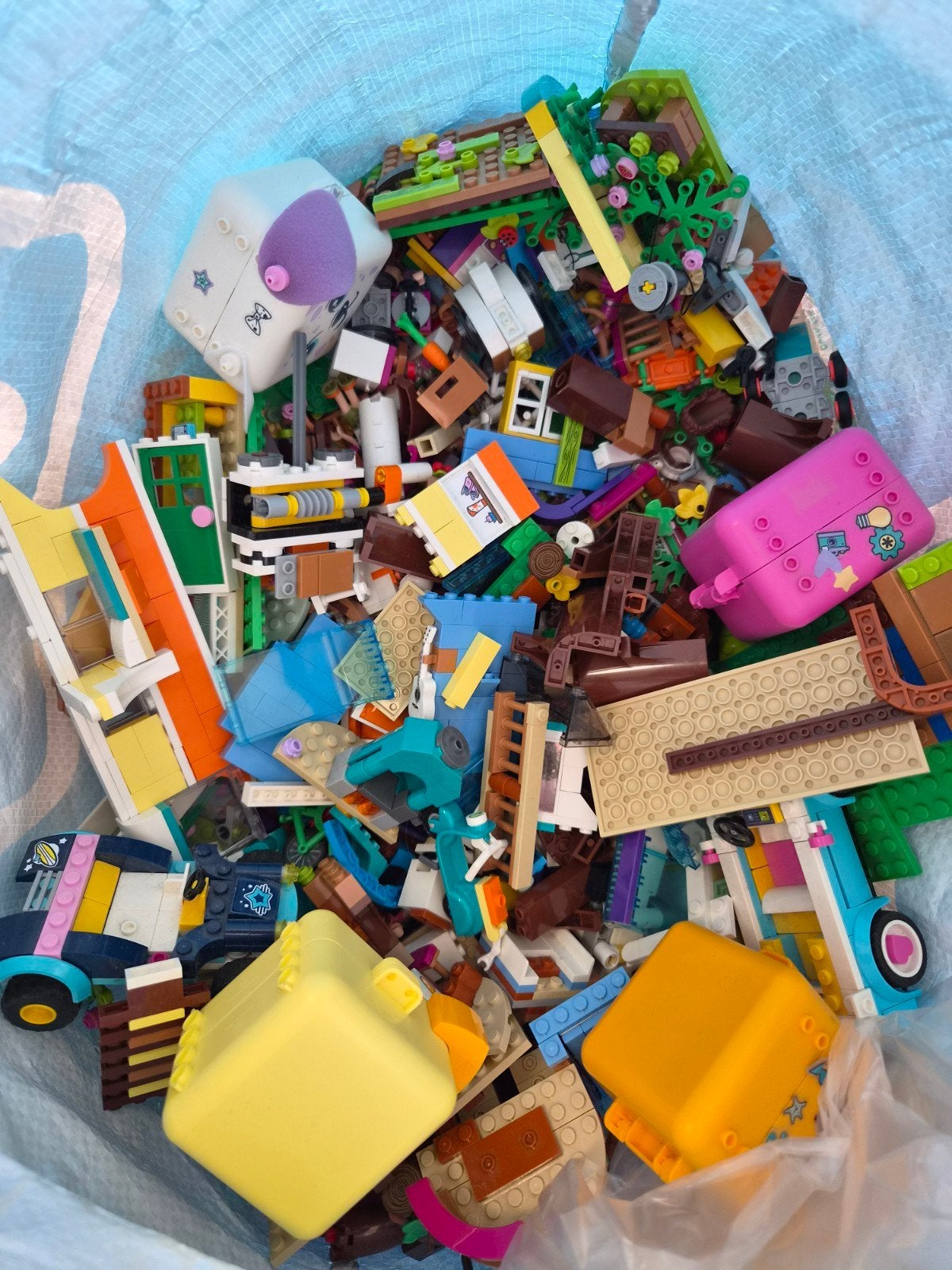 3,5 kilo losse lego friends, Ophalen, Gebruikt