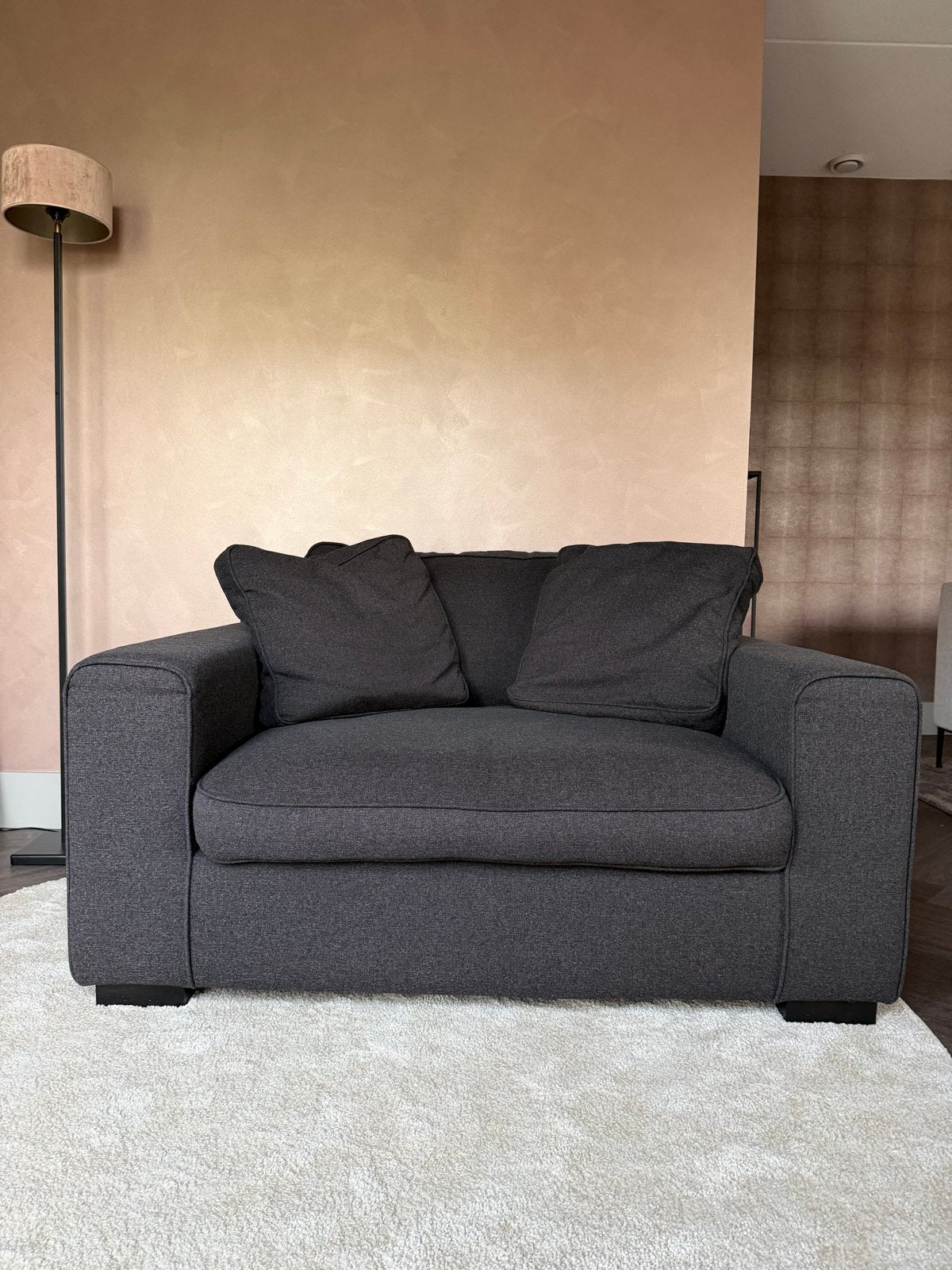 Comfortabele Loveseat, Ophalen, Eenpersoons, 100 tot 125 cm, Zo goed als nieuw
