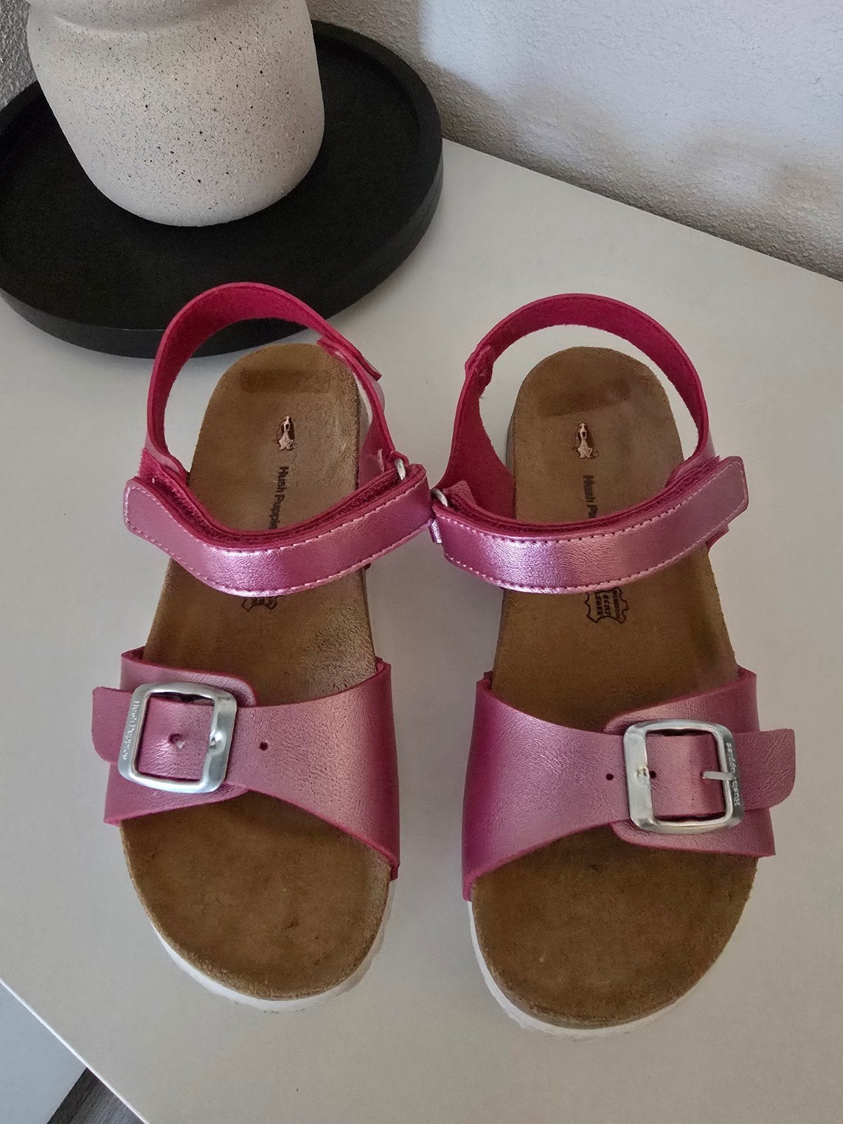 Hush puppies roze sandalen mt 34, Ophalen, Zo goed als nieuw, Meisje, Overige typen