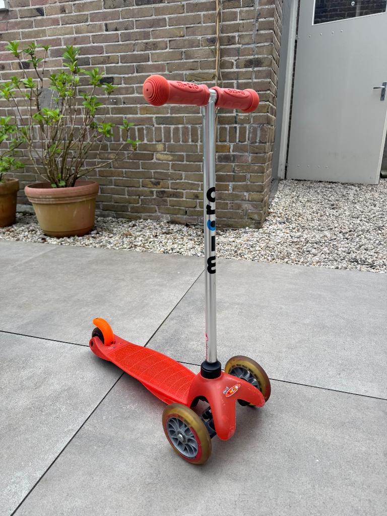 Mini Micro step rood, Fietsen en Brommers, Steps, Ophalen, Gebruikt, Gewone step, MICRO