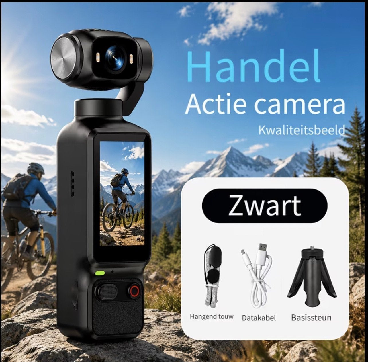 Foto 12 van Actiecamera osmo vlogcamera actie vlog camera 4k gopro canon