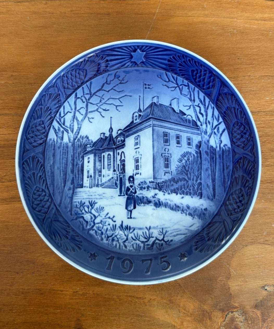 Royal Copenhagen kerst wandbord 1975, Ophalen of Verzenden, Zo goed als nieuw