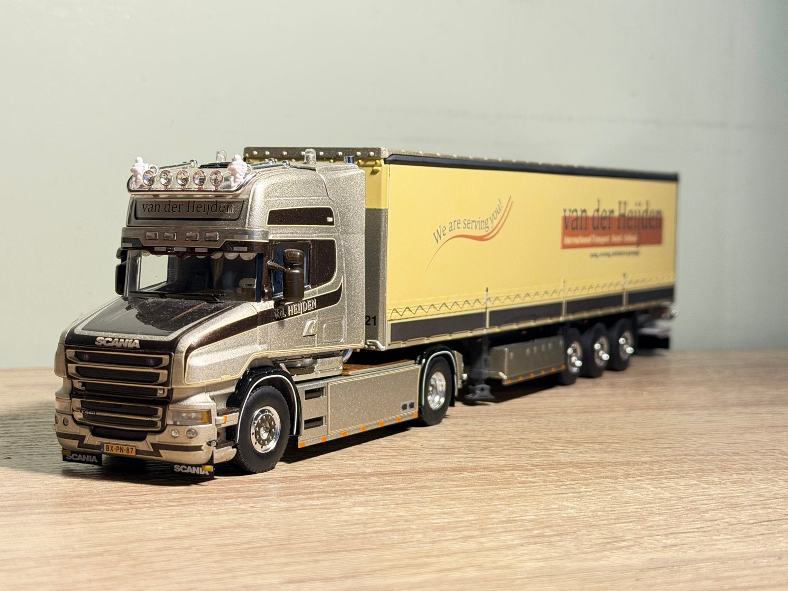 WSI Scania Torpedo Van der Heijden Transport, Ophalen of Verzenden, Nieuw, Bus of Vrachtwagen, Wsi