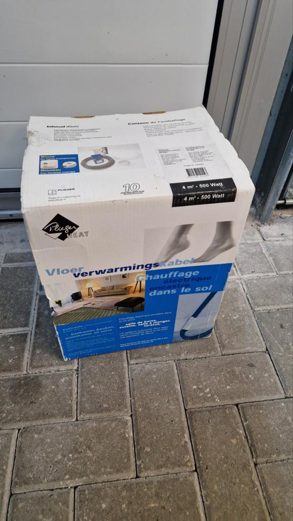 Elektrische vloerverwarming, Ophalen of Verzenden, Minder dan 60 cm, Minder dan 30 cm