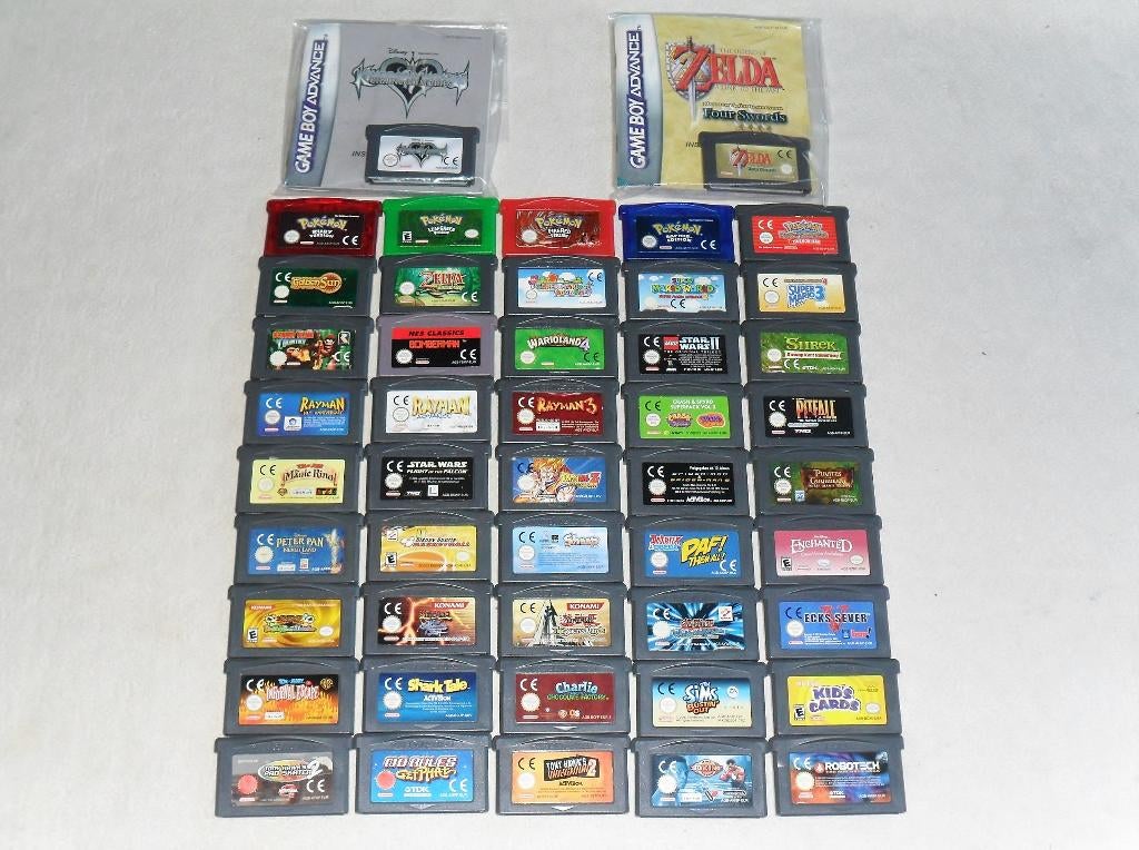 Mario land, Tetris, Kid dracula, Mario Advance, Castlevania, Spelcomputers en Games, Games | Nintendo Game Boy, 1 speler, Ophalen