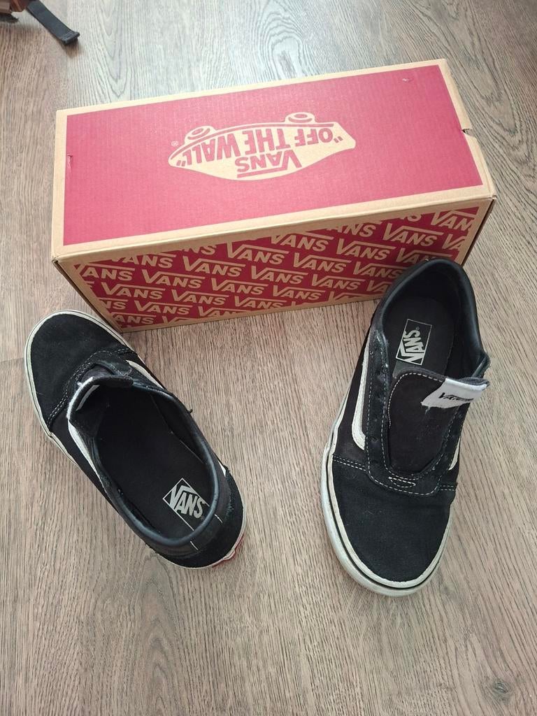 Vans skateschoenen maat 36 - zonder veters, Zwart, Ophalen of Verzenden, Sneakers of Gympen, Gedragen