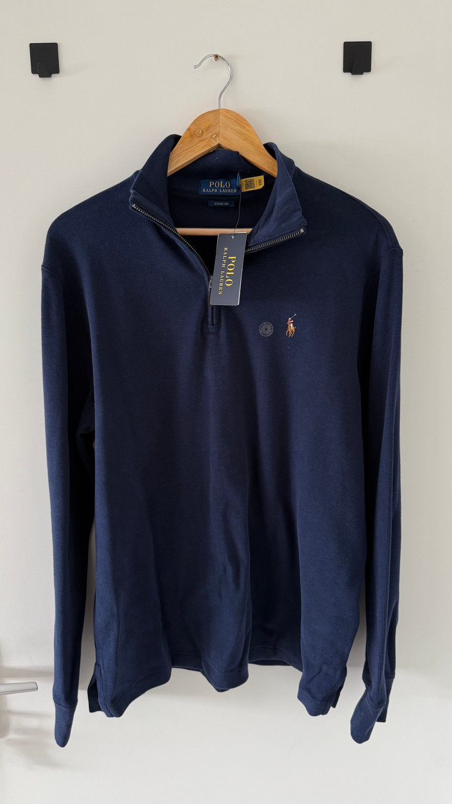 Polo Ralph Lauren Half-Zip – Navy Blue – New with Tags, Ophalen of Verzenden, Nieuw, Blauw