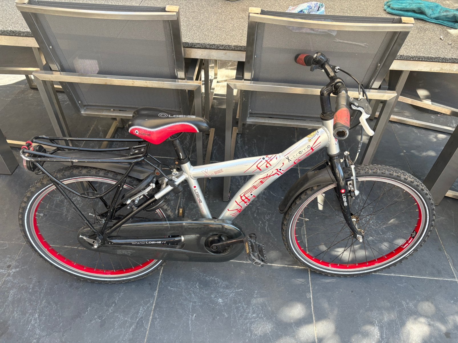 Loekie kinderfiets 22” wielen, Fietsen en Brommers, Ophalen, Gebruikt, 20 inch of meer