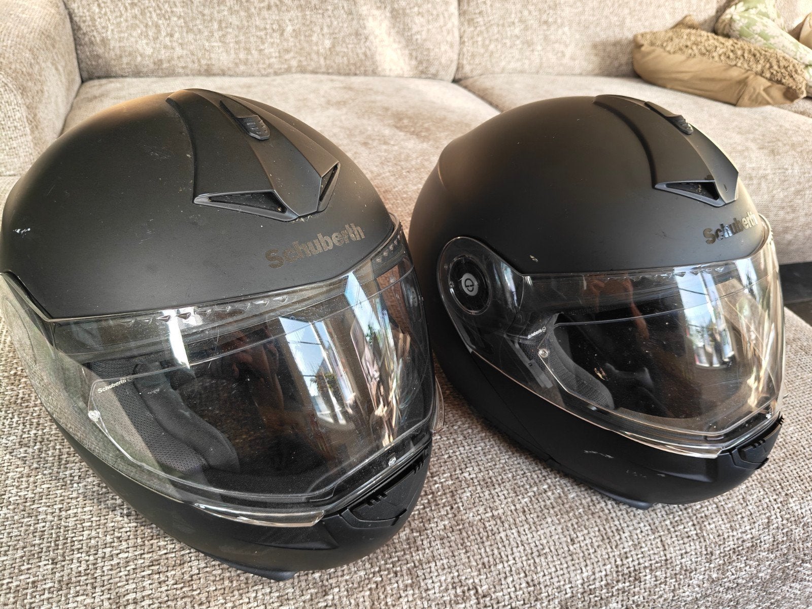 schuberth helmen ( setje ) met src systeem pro, Overige merken, Systeemhelm, Dames, XL