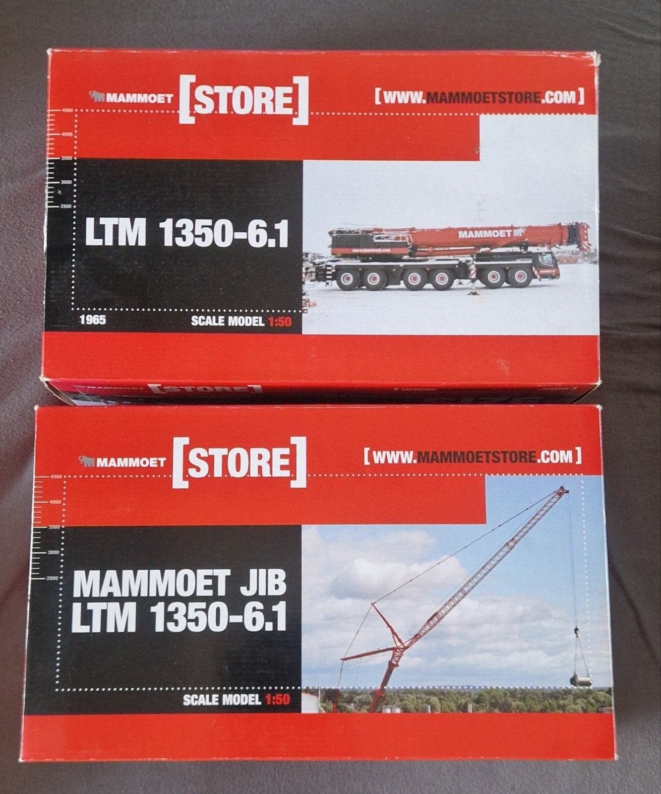 Wsi mammoet liebherr ltm 1350 met losse jib   1 koop, Ophalen of Verzenden, Nieuw, Hijskraan, Tractor of Landbouw, Wsi