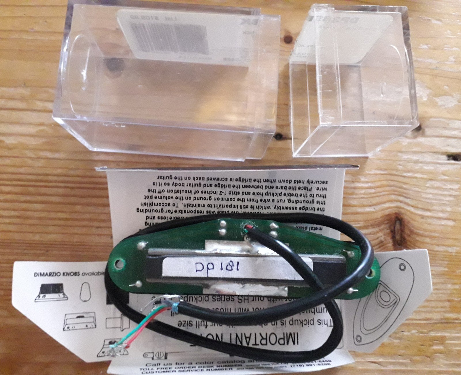 DiMarzio DP181 pickup zwart, Ophalen of Verzenden, Elektrische gitaar