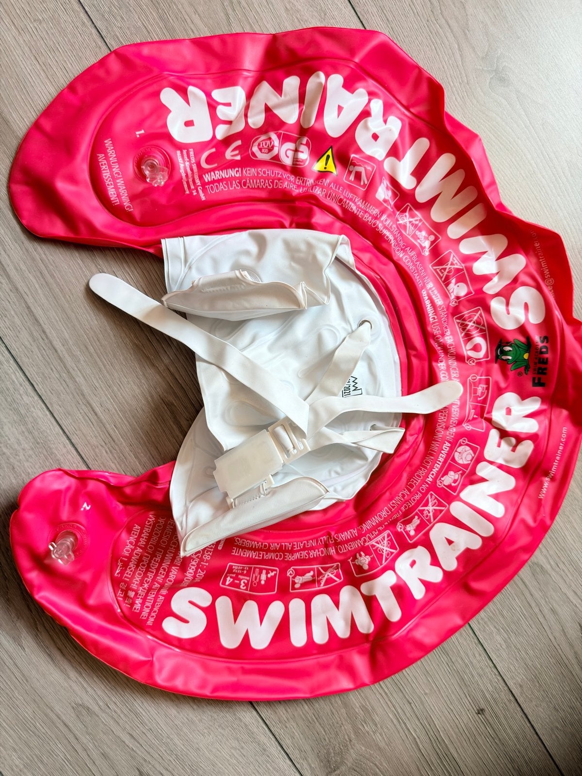 Freds Swimtrainer Classic Rood - Zwemtrainer 3 maanden - 4 j, Ophalen, Gebruikt, Zwemtrainer, Swimtrainer
