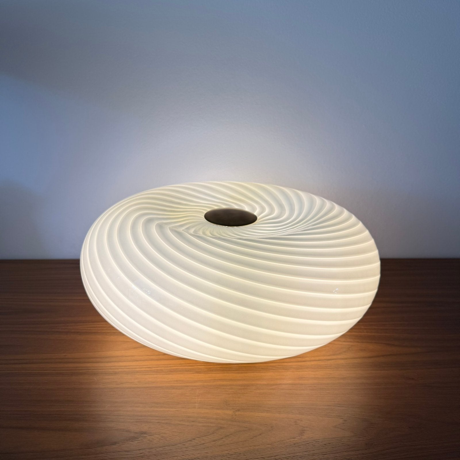 Plafondlamp, wandlamp, Vetro Murano Swirl, Leucos, jr 60/70, Ophalen of Verzenden, Zo goed als nieuw