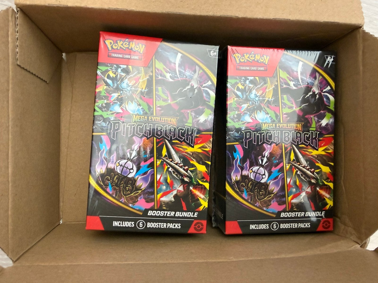 2 x pokemon pitch black booster bundels sealed, Ophalen of Verzenden, Nieuw, Booster