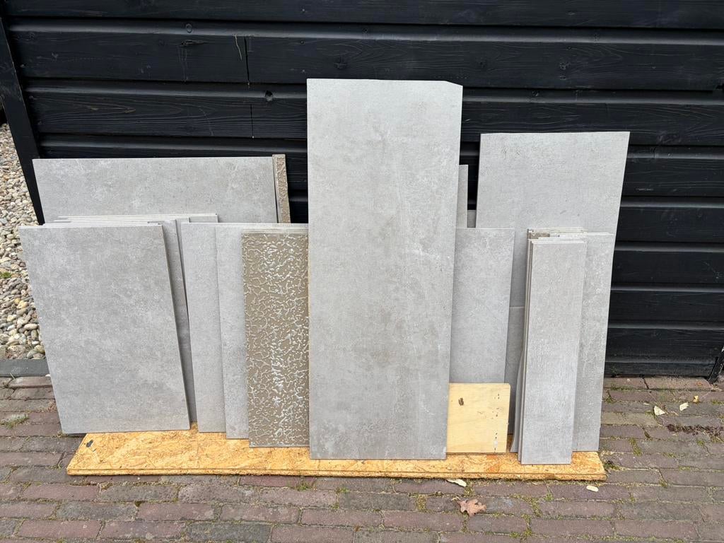 Tegels lorraine grey, Ophalen, Nieuw