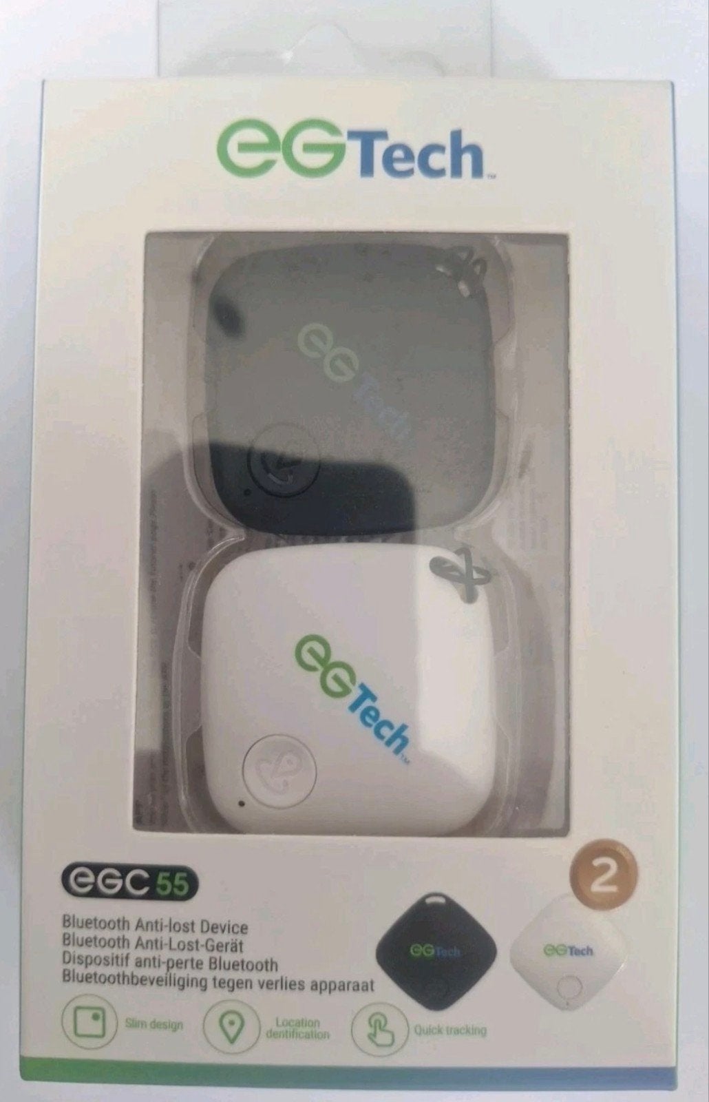 Bluetooth Anti-Lost Device - Key Tracker (2 stuks) gps bt, Ophalen of Verzenden, Nieuw, Overige typen