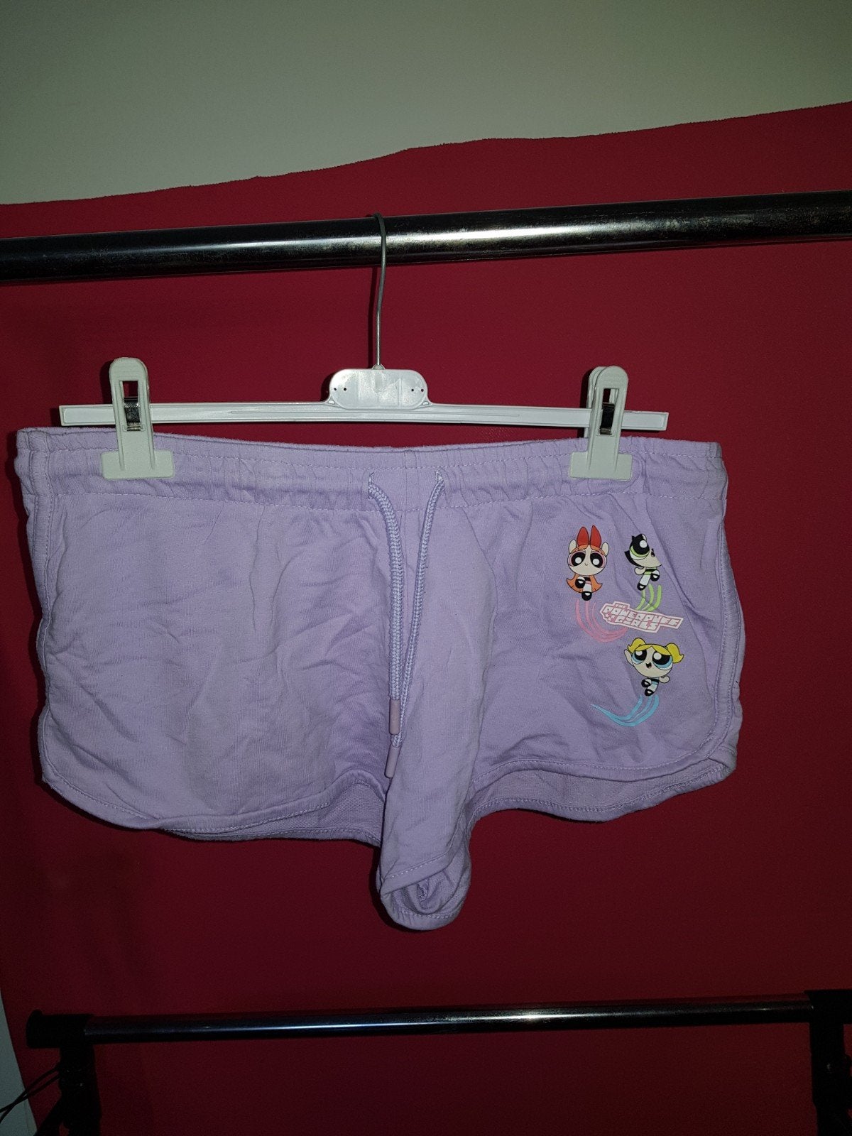 Korte broek (415), Ophalen of Verzenden, Zo goed als nieuw, Paars, Kort