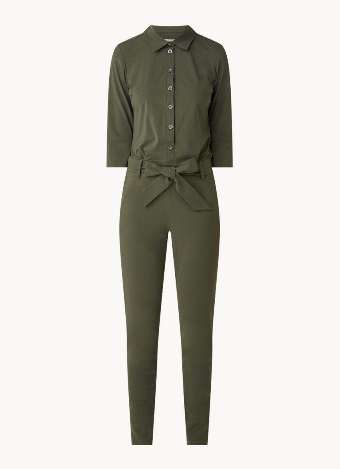 Studio Anneloes Jumpsuit Olijfgroen Maat L, Ophalen of Verzenden, Zo goed als nieuw, Maat 42/44 (L), Groen