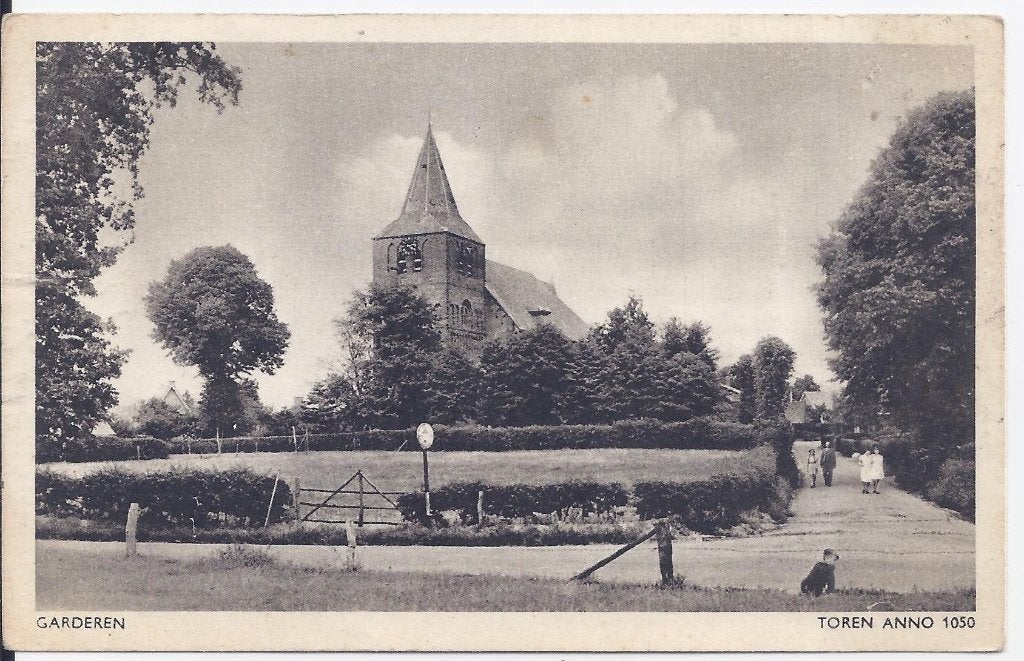Garderen Oude Ongelopen Ansichtkaart (B381 ), Verzamelen, Ophalen of Verzenden, 1980 tot heden, Gelopen