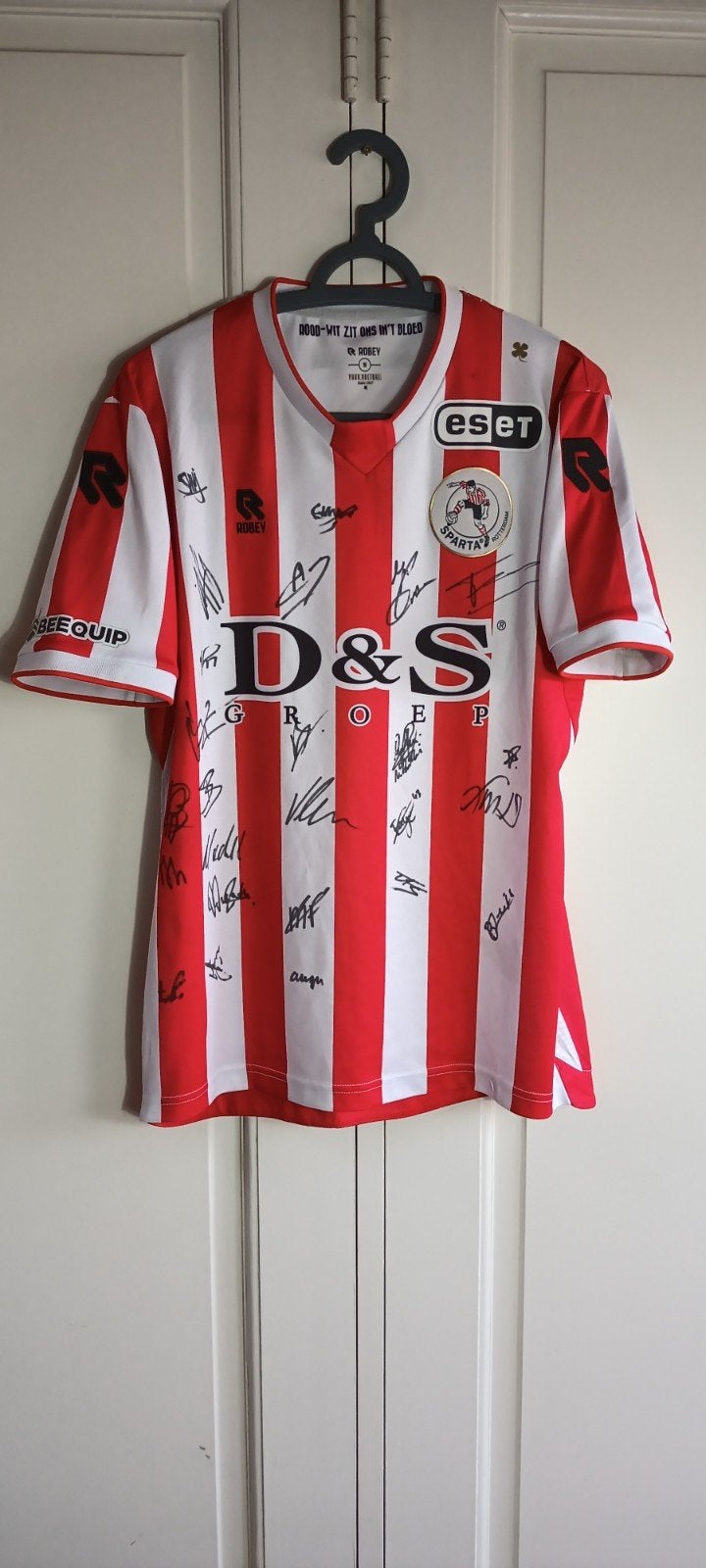 Gesigneerd Sparta Rotterdam thuis shirt - 2020/2021, Maat M, Ophalen of Verzenden, Zo goed als nieuw, Shirt