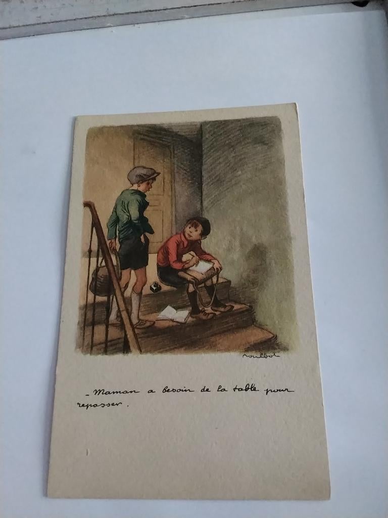 Francisque POULBOT/ nationale bond tegen de sloppenwijken, Ophalen of Verzenden, Voor 1920, Overige thema's