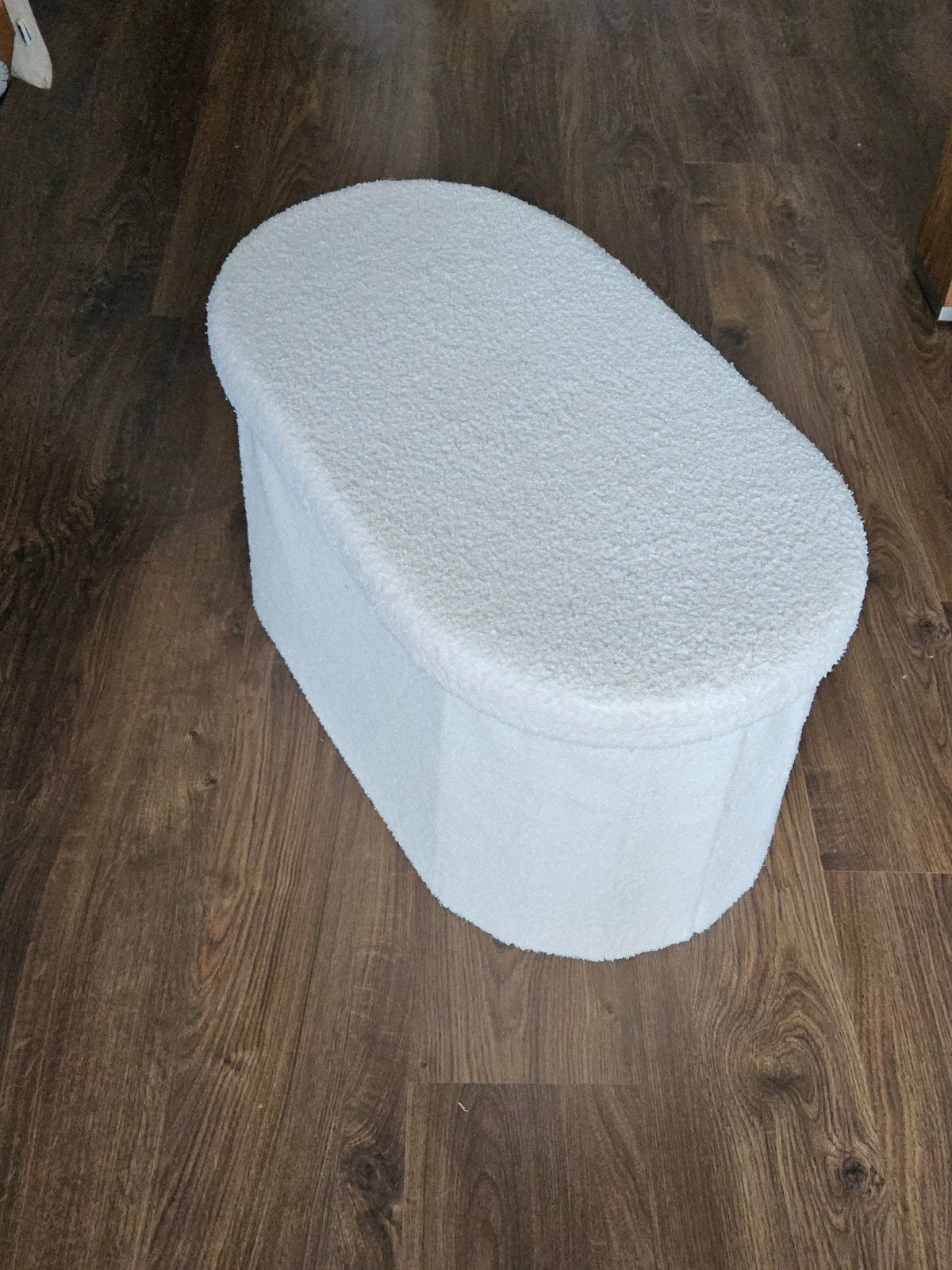 Opberg poef, Ophalen, Kunststof, Minder dan 50 cm, Ovaal