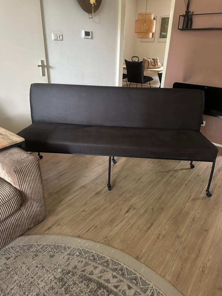 Eetkamerbank 180 cm, Ophalen of Verzenden, Gebruikt, Rechthoekig, 125 cm of meer