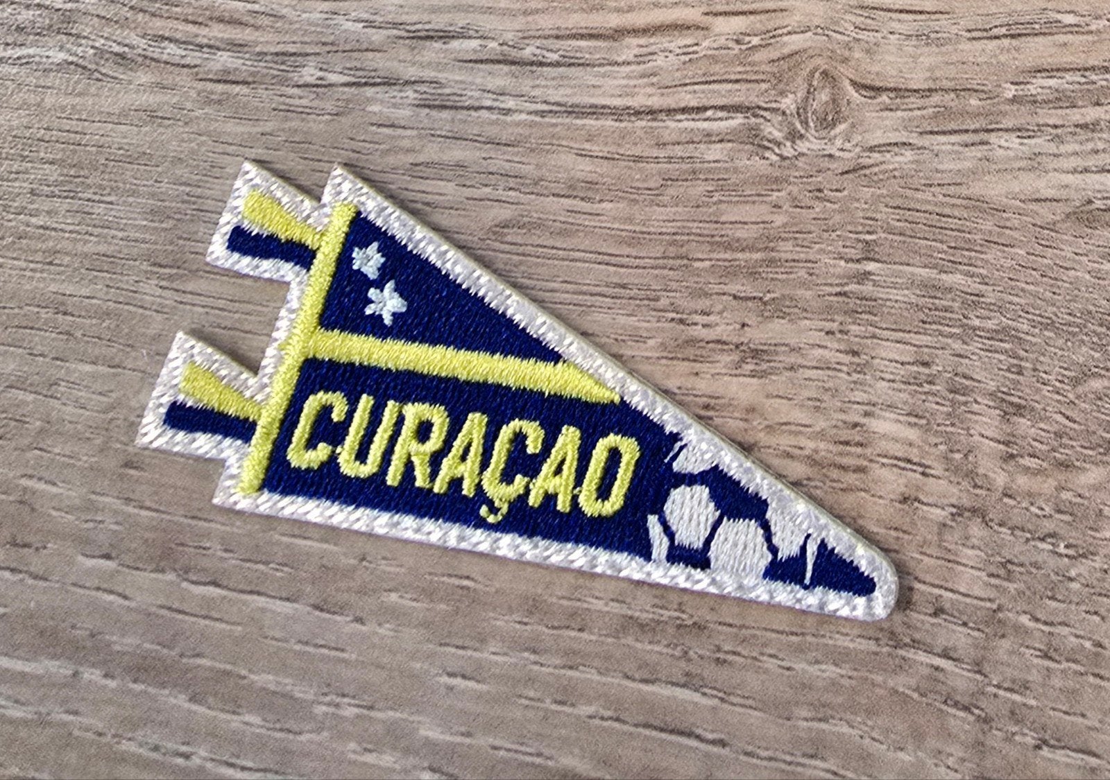 Curaçao Embleem Jumbo Juichjack - Voetbal Patch, Ophalen of Verzenden, Nieuw, Buitenlandse clubs