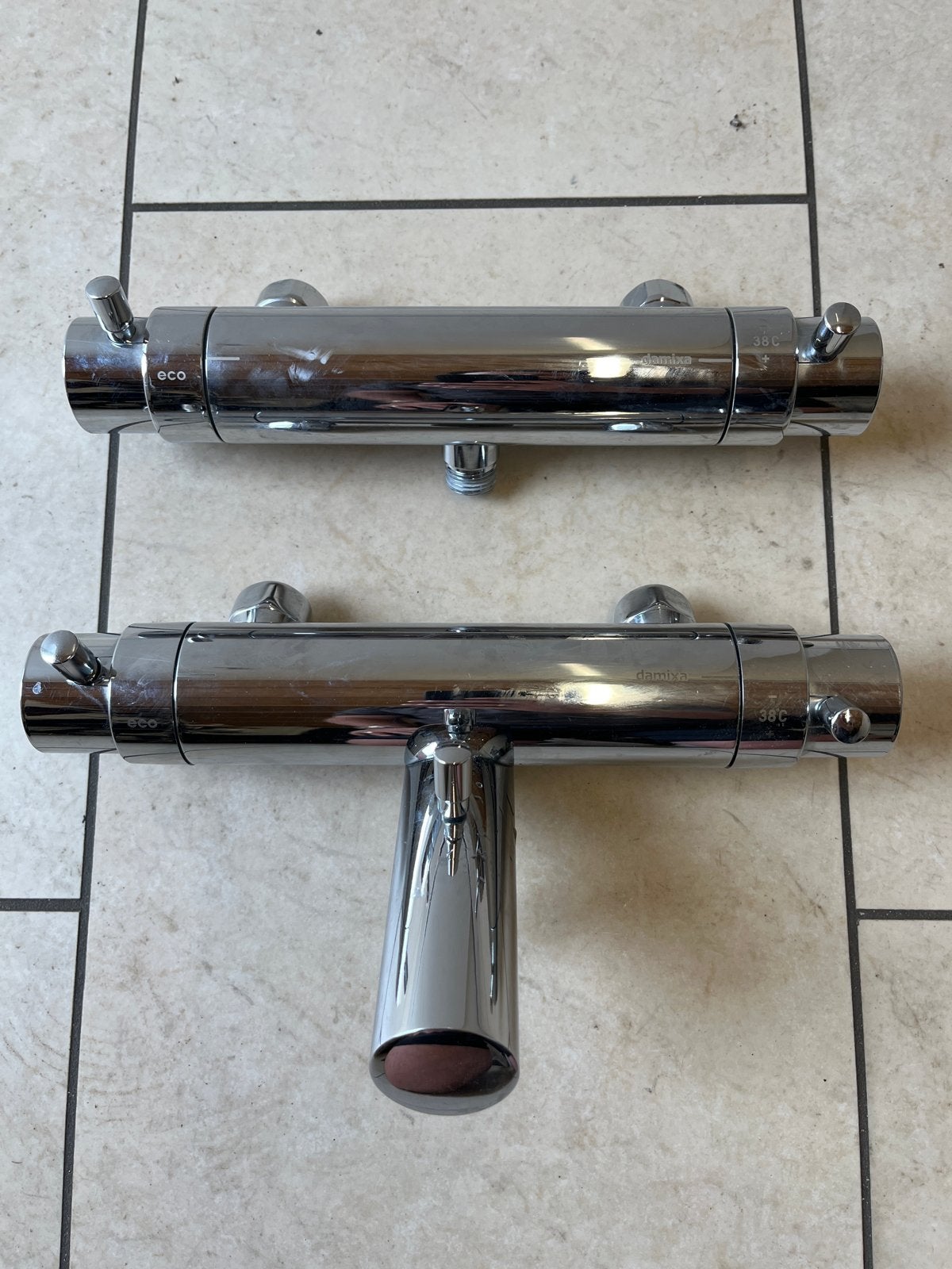 Damixa Thermostatische Douche- en Badkraan Chroom, Doe-het-zelf en Verbouw, Sanitair, Ophalen of Verzenden, Gebruikt, Chroom, Douche