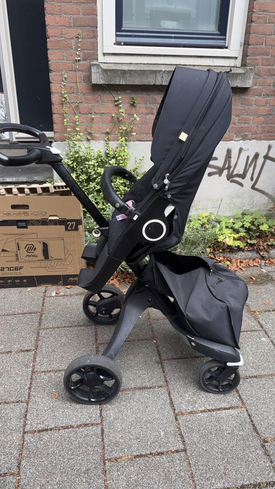 Stokke Xplory V6 Combiwagen met autostoel en reiswieg, Zo goed als nieuw, Combiwagen, Met autostoeltje, Ophalen