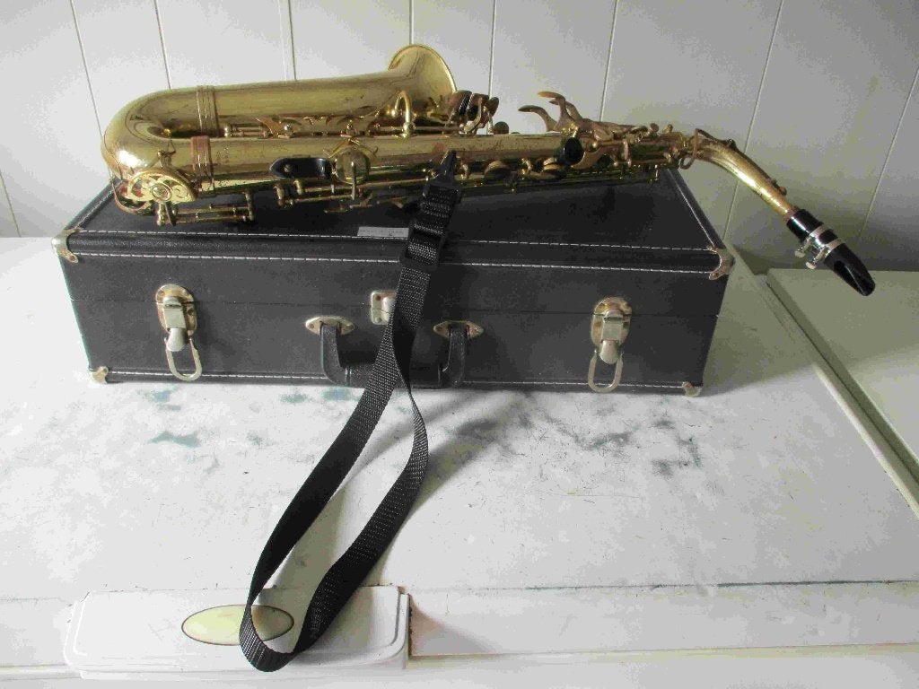 Saxofoon Alto Buffet Crampon Evette, Ophalen of Verzenden, Gebruikt, Alt, Met koffer