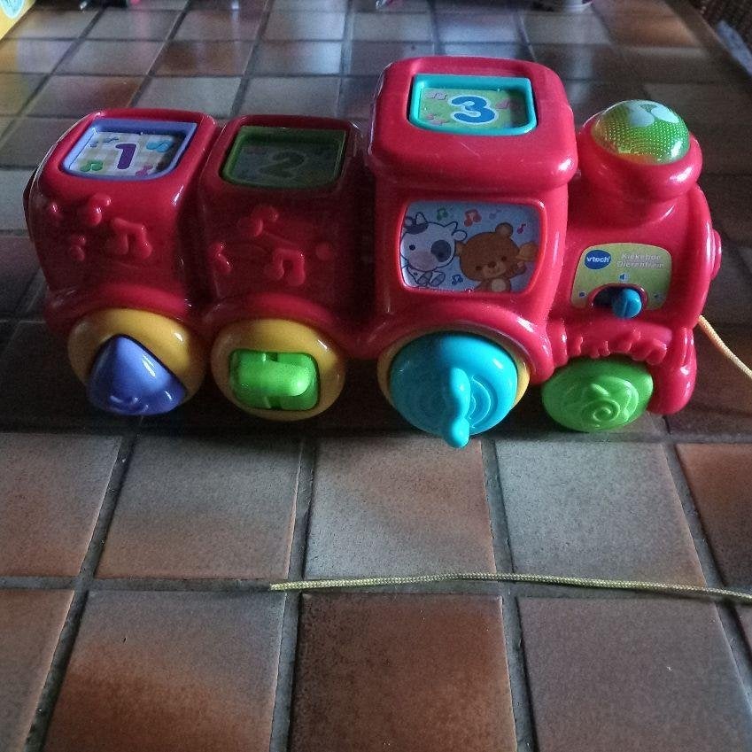 Vtech - baby dierenvriendjes trein, Ophalen of Verzenden, Zo goed als nieuw