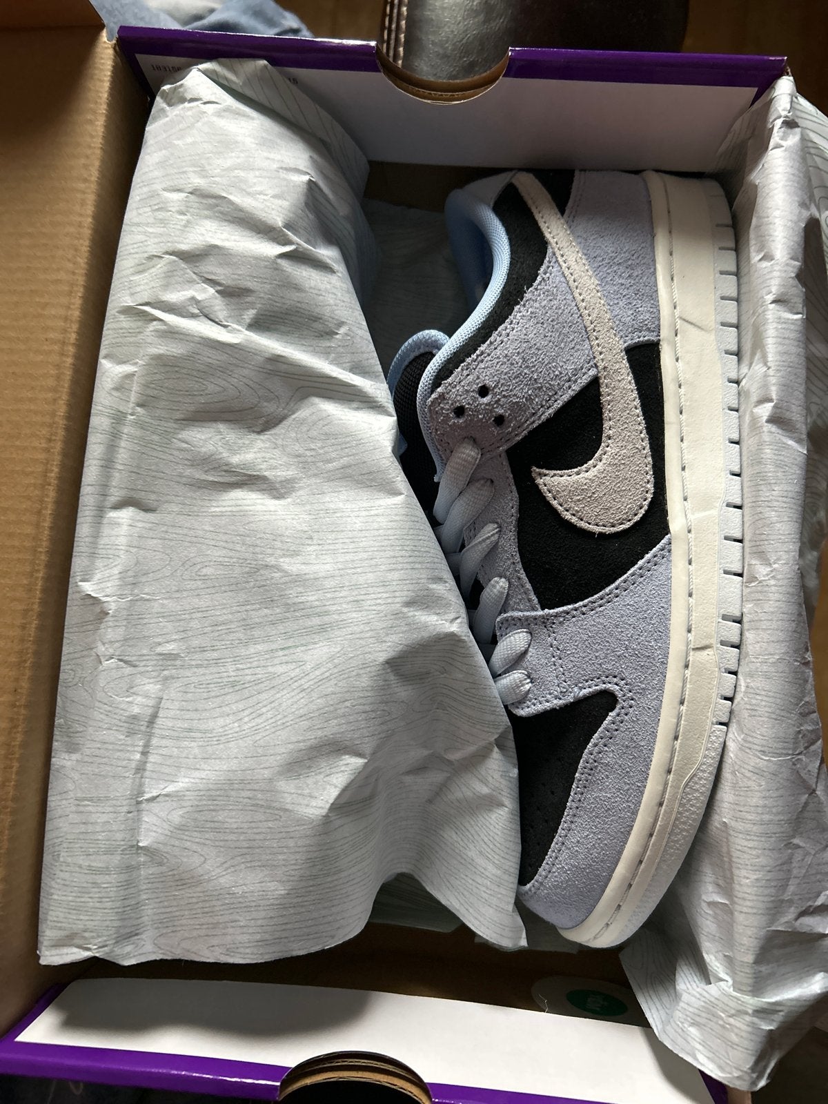 Nike Dunk Low SB Black Aluminium - Maat 44, Ophalen of Verzenden, Zo goed als nieuw, Zwart, Sneakers of Gympen