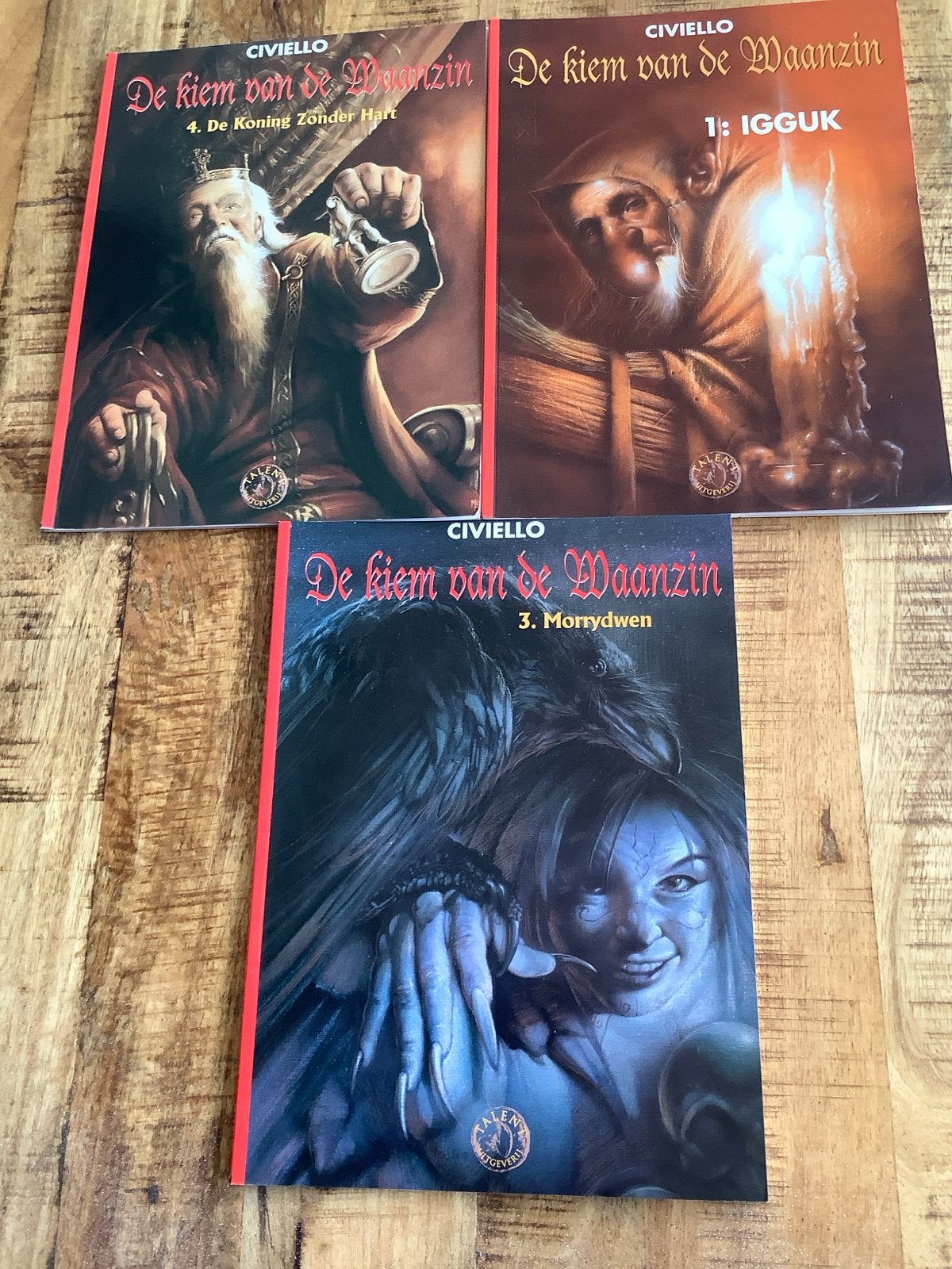 De Kiem van de Waanzin - nr 1 ,3 en 4, Meerdere stripboeken, Ophalen of Verzenden, Zo goed als nieuw