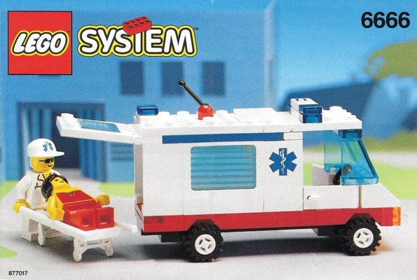 LEGO 6666 - Ambulance, Lego, Info@lego.nl, Ophalen of Verzenden, LEGO