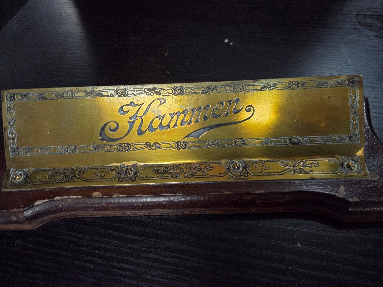 Antieke Messing Sleutelhouder 'Hammen', Ophalen of Verzenden