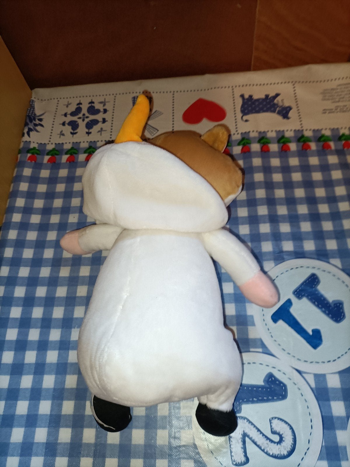Ah hamster Sneeuwpop knuffel 30 cm groot, Ophalen of Verzenden, Zo goed als nieuw, Overige typen