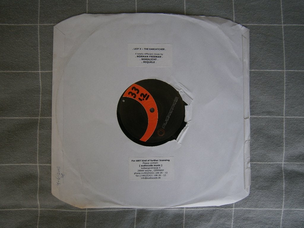 Leif-X – The Earcatcher. 2002. Tech House, Tech Trance, Cd's en Dvd's, Vinyl | Dance en House, Gebruikt, Trance, 12 inch, Overige typen