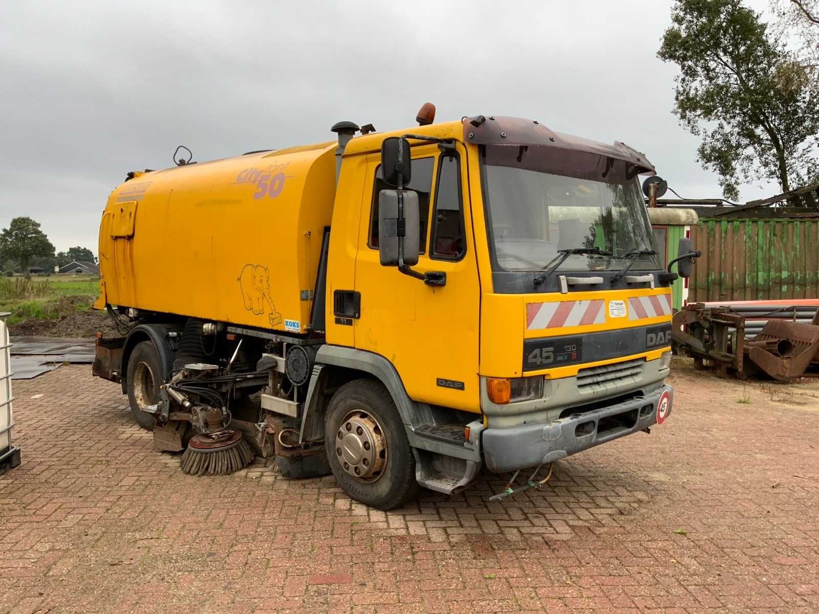 2001 DAF Bucher/Schörling Cityfant 50 Veegwagen 40km/h, Overige brandstoffen, Origineel Nederlands, Bedrijf, DAF