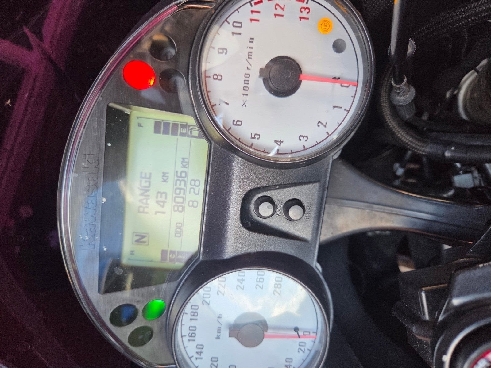 Kawasaki ZZR1400 2007 - Krachtige Sporttoermotor, Sportuitlaat, 4 cilinders, Motorrijbewijs A, Gebruikt